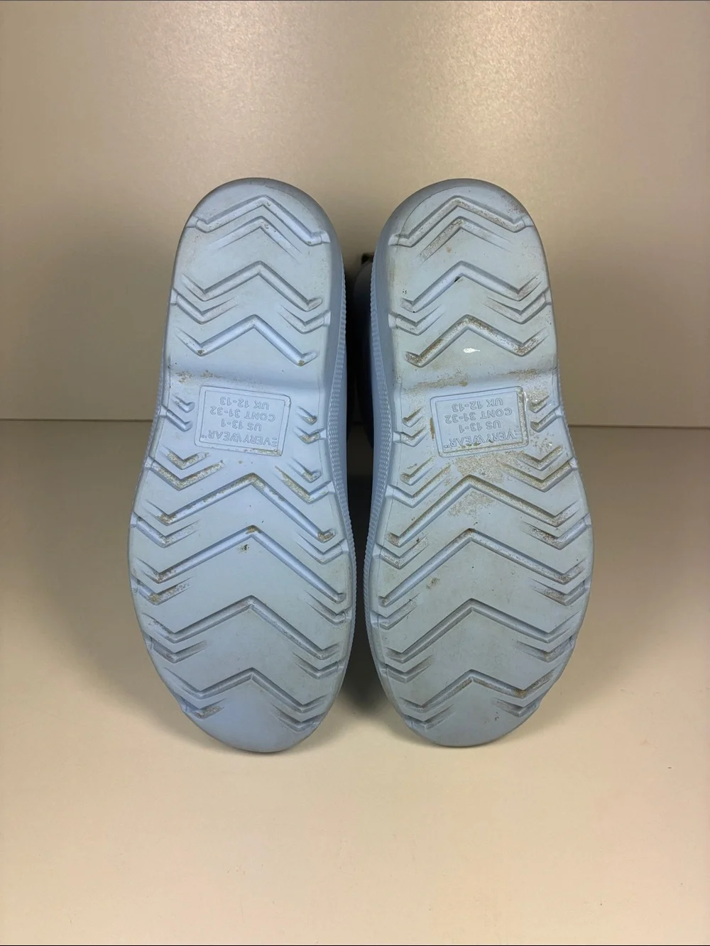 totes Kids Light Blue Waterproof Pull-On Rain Boots, size 13-1